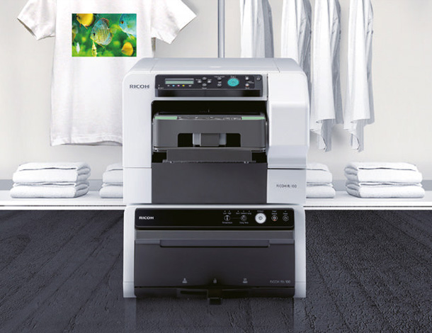 In the News: Natural Print Solutions installs the latest Ricoh Ri 100 DTG printer.